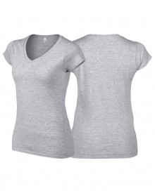 Koszulka GILDAN® Soft Style V dla pani