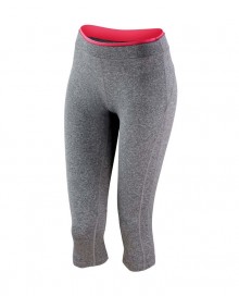 Elastyczne spodnie fitness 3/4 SPIRO® Capri dla pani