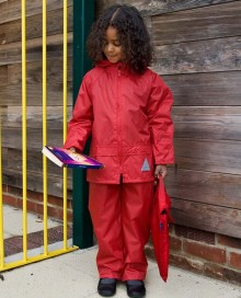 Wodoodporny zestaw kurtka + spodnie w worku RESULT® dla dziecka