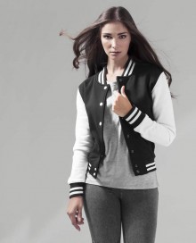 LADIES SWEAT COLLEGE JACKET BY027 23.BY.1.G94