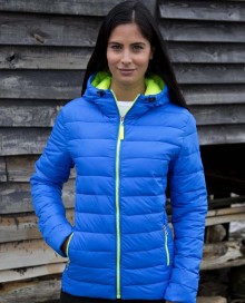 WOMENS SNOW BIRD HOODED JACKET RESULT R194F 01.RE.1.E30