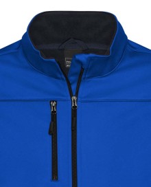 Klasyczny softshell z recyklingu James-Nicholson® z 3 kieszeniami dla pana