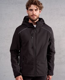 Techniczny zimowy softshell Promodoro® z kapturem dla pana