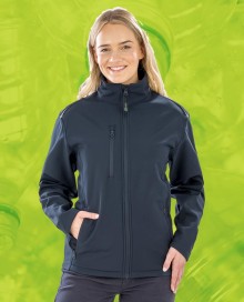 Techniczny 3-warstwowy softshell z recyklingu Result® dla pani