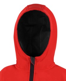 Techniczny 3-warstwowy softshell Result® z kapturem dla dziecka