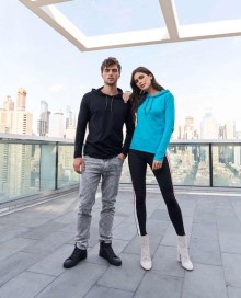 Koszulka z kapturem ANVIL® Fashion Basic dla pani