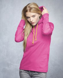 Koszulka z kapturem ANVIL® Fashion Basic dla pani