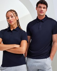 Lekkie szybkoschnące polo panelowe TRIDRI® dla pana