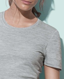 Melanżowy szybkoschnący T-shirt STEDMAN® Active-Dry® dla pani