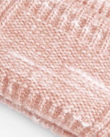 Beanie Beechfield® Chunky z dzierganą patką (recykling)
