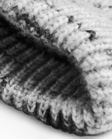 Beanie Beechfield® Chunky z dzierganą patką (recykling)