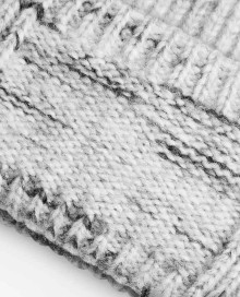 Beanie Beechfield® Chunky z dzierganą patką (recykling)