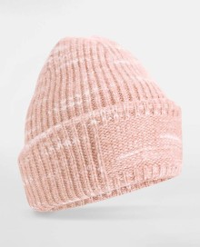 Beanie Beechfield® Chunky z dzierganą patką (recykling)