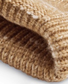 Beanie Beechfield® Chunky z dzierganą patką (recykling)