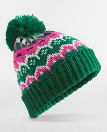 Czapka z podszewką polarową Beechfield® Retro Ski (recykling)