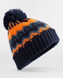 Czapka z podszewką polarową Beechfield® Retro Ski (recykling)