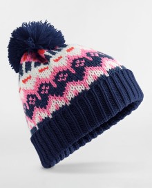 Czapka z podszewką polarową Beechfield® Retro Ski (recykling)