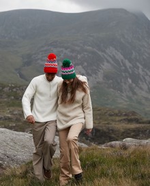 Czapka z podszewką polarową Beechfield® Retro Ski (recykling)