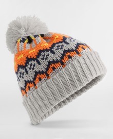 Czapka z podszewką polarową Beechfield® Retro Ski (recykling)