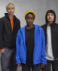 Techniczny 3-warstwowy softshell z recyklingu B&C® Reset z kapturem unisex