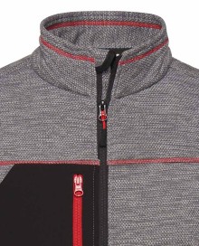 Melanżowy polar z kontrastem James-Nicholson® dla pana