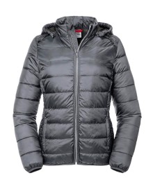 Pikowana kurtka z kapturem RUSSELL® Nano dla pani Pikowana kurtka z kapturem RUSSELL® Nano dla pani