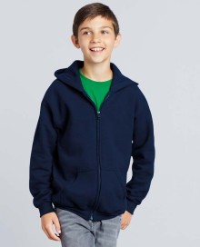 HEAVY BLEND™ YOUTH FULL ZIP HOODED SWEATSHIRT 18600B 23.GI.3.320