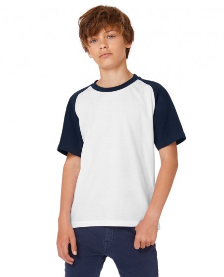 Koszulka B&C® Baseball dla dziecka