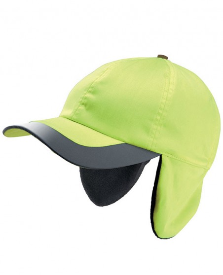 Odblaskowa czapka z nausznikami ocieplona polarem K-UP® unisex