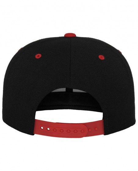 Klasyczna czapka z płaskim kontrastowym daszkiem FLEXFIT® Premium Snapback