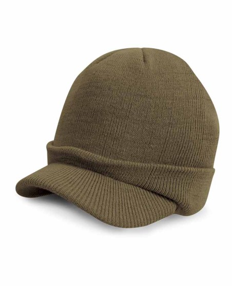 Włóczkowa czapka z daszkiem RESULT® Esco Army