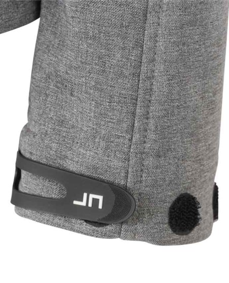 Gruby melanżowy softshell miejski James-Nicholson® z membraną dla pana