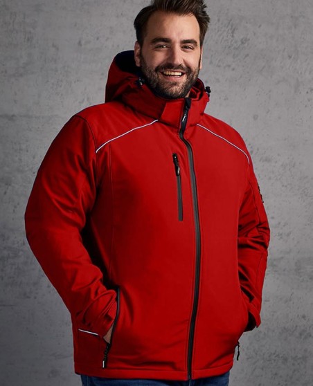 Techniczny softshell Promodoro® z kapturem dla pana (rozmiary 3XL-5XL)