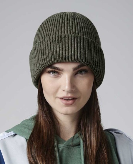 Niska czapka beanie Beechfield® ocieplona polarem