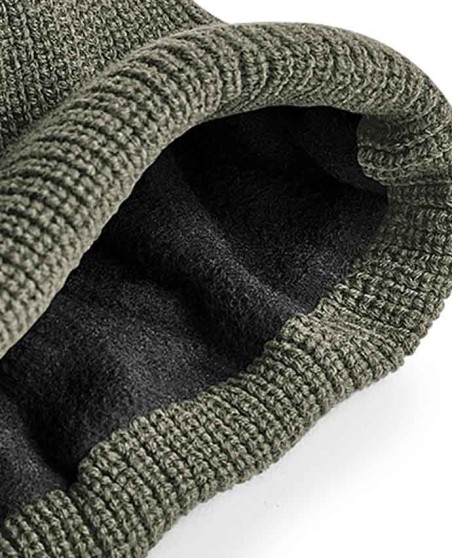 Niska czapka beanie Beechfield® ocieplona polarem