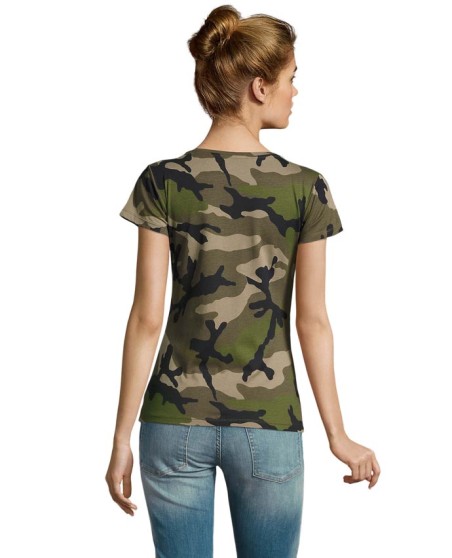 Koszulka kamuflująca SOL'S® Camo dla pani