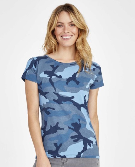 Koszulka kamuflująca SOL'S® Camo dla pani