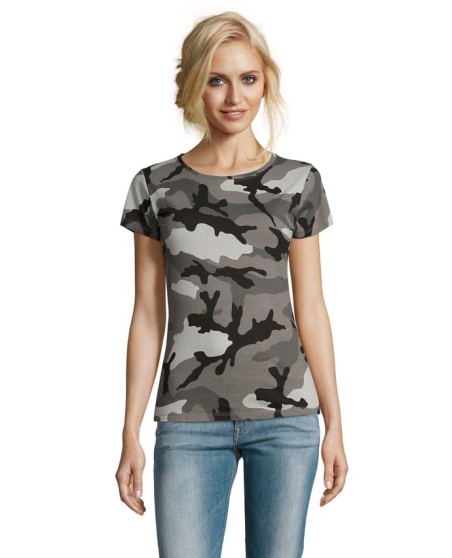 Koszulka kamuflująca SOL'S® Camo dla pani