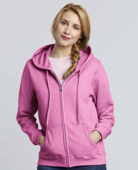 Rozpinana bluza z kapturem GILDAN® dla pani