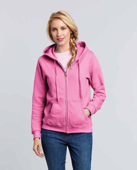 Rozpinana bluza z kapturem GILDAN® dla pani