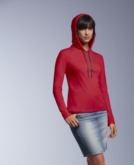 Koszulka z kapturem ANVIL® Fashion Basic dla pani