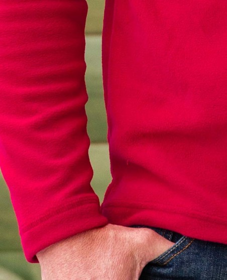 Mikropolar z krótkim zamkiem RUSSELL® dla pana