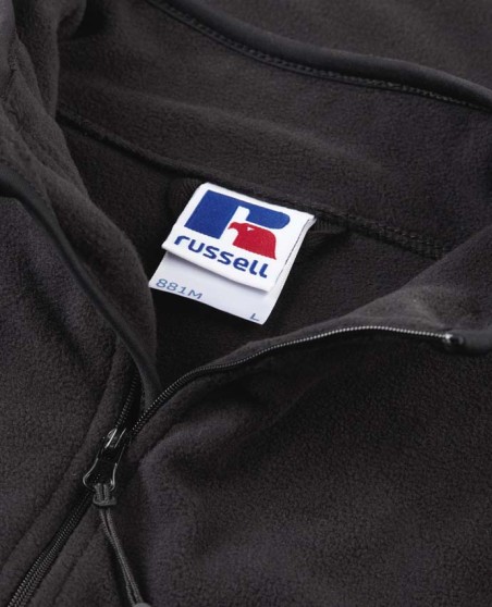 Mikropolar z krótkim zamkiem RUSSELL® dla pana