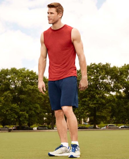 Antybakteryjna szybkoschnąca koszulka bez rękawów GILDAN® dla pana