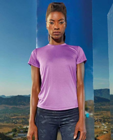 Lekka szybkoschnąca koszulka TRIDRI® dla pani