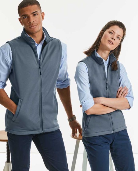 Dwuwarstwowa kamizelka softshell RUSSELL® dla pani