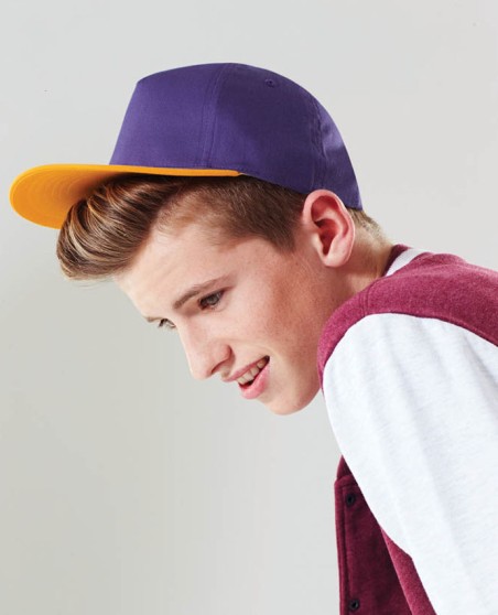 Czapka z płaskim daszkiem BEECHFIELD® Snapback dla młodzieży