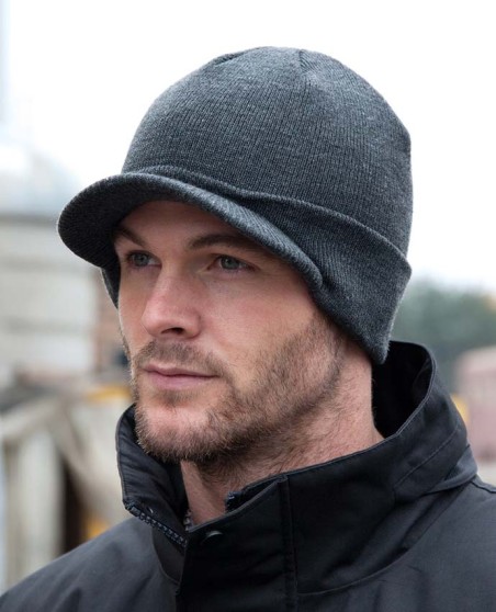 Włóczkowa czapka z daszkiem RESULT® Esco Army