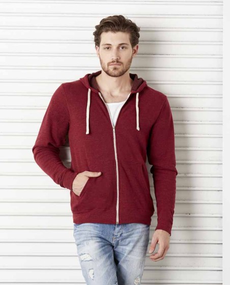 Rozpinana bluza z kapturem BELLA+CANVAS® dla pana