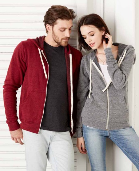 Rozpinana bluza z kapturem BELLA+CANVAS® dla pana